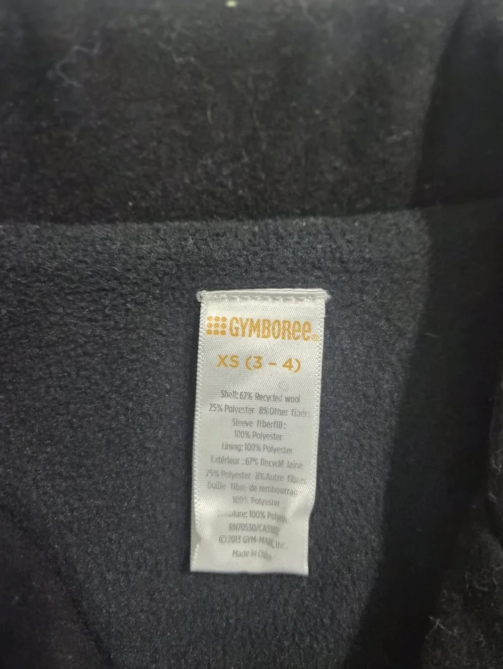 Gymboree Black Double-Breasted Peacoat for Kids